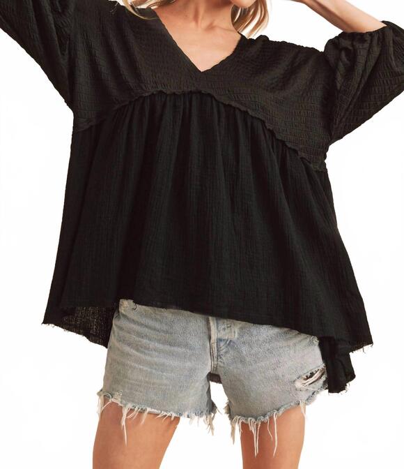 AEMI + CO Tops - NEW AEMI + CO natalie top in black